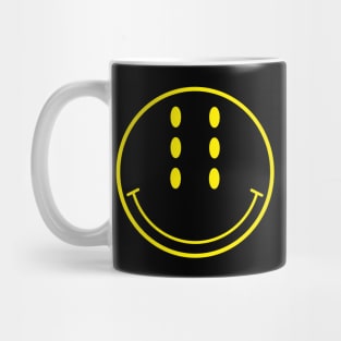 Six-Eyed Smiley Face Mug